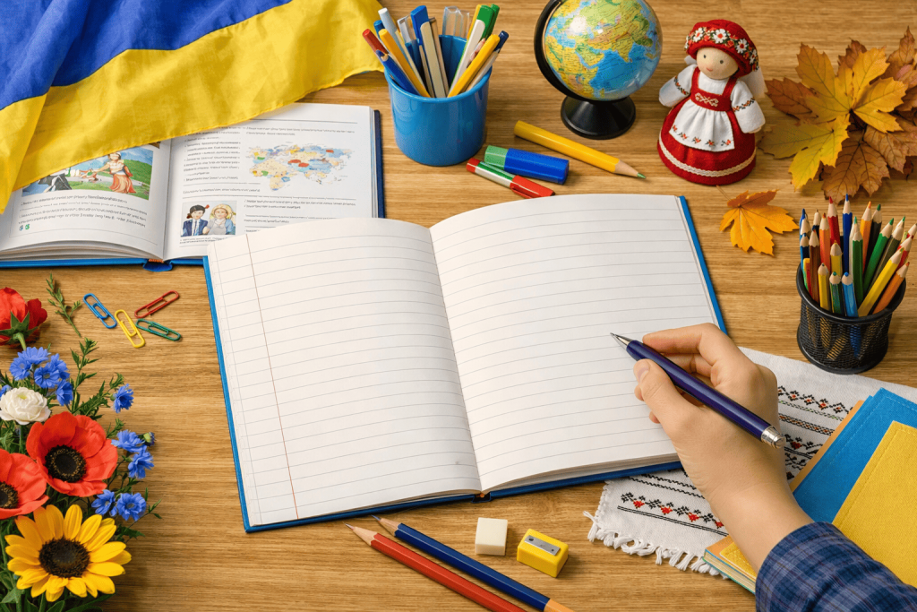 Правила ведення записів у зошиті з української мови
